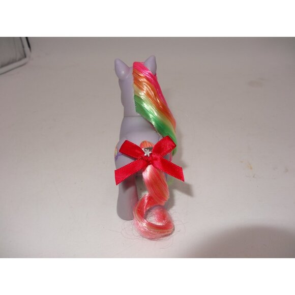 My Little Pony MLP G3 Rainbow Swirl III Poseable Pony Sits & Stands 2006 - Picture 5 of 9